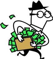 the man with the green papers