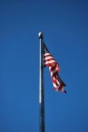 American Flag Pole drawing