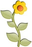 Clipart of sun flower