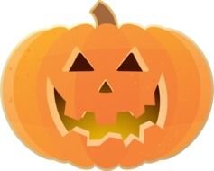 pumpkin for halloween as a picture for clipart