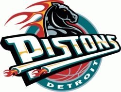 Detroit Pistons Primary Logo 1997 A Flaming Horsehead With Script