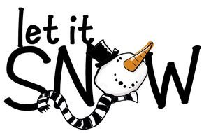 let it snow clipart