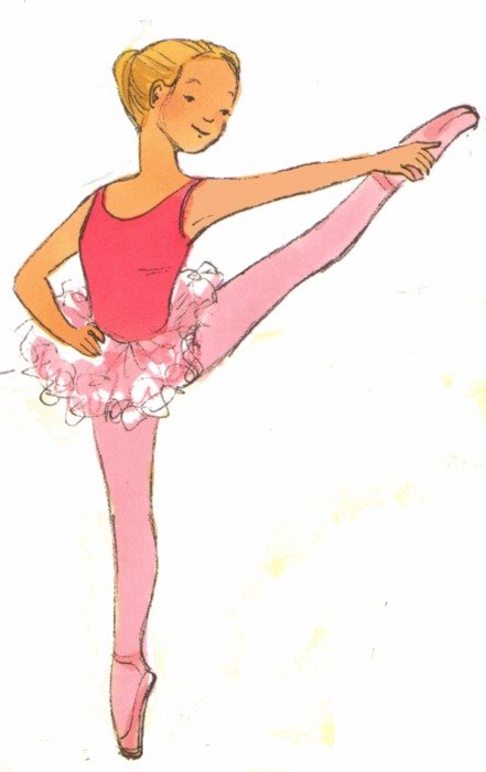 ballerina as a picture for clipart