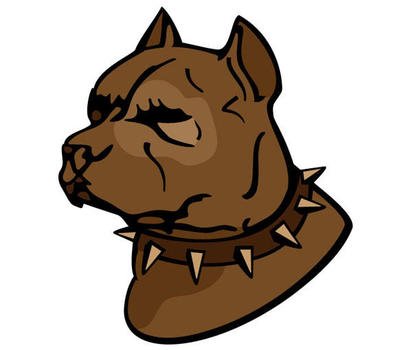 Pit Bull Vector Image 123freevectors