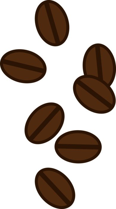 Coffee Beans vertical background