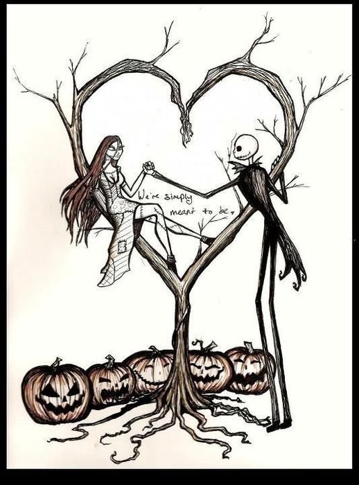 Jack And Sally Tattoo Idea Tattoos Pinterest