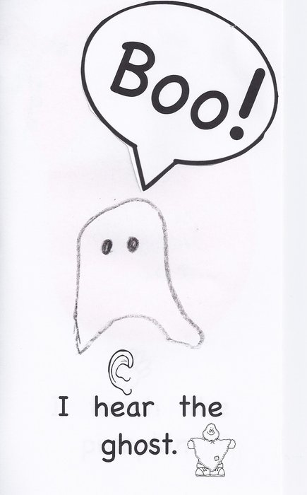 Boo as the inscription in the picture