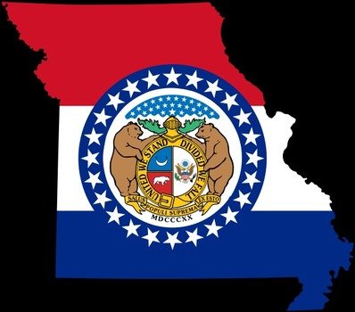 Missouri Flag Map Icon