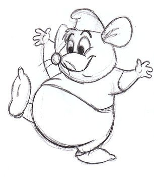 big mouse drawing
