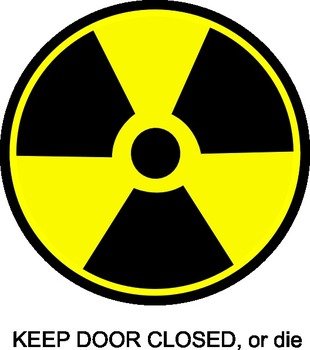 Radioactive Toilet Sign At Clkercom Vector Online