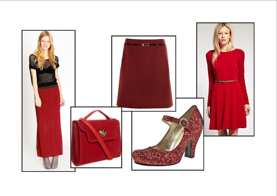 variety of red in female style