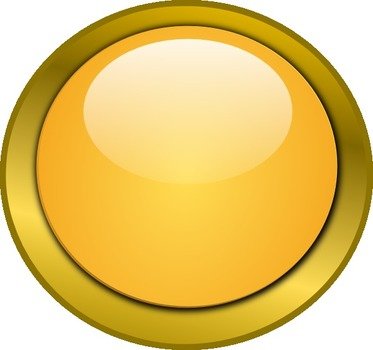 Orange Round Button 1 At Clkercom Vector Online N2