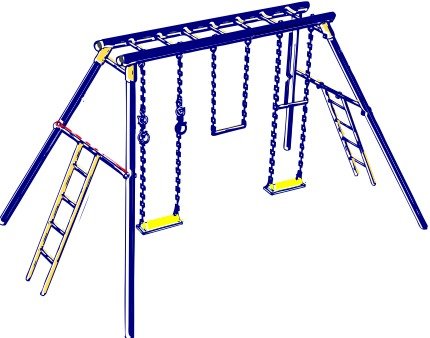Blue Playground Panda Free Images