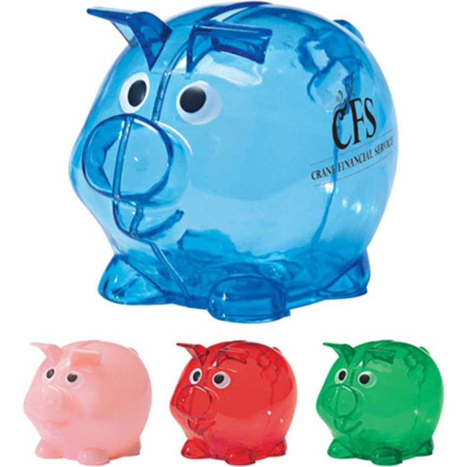 Pink Piggy Bank For Girls Cute Pink Plastic Piggy Bank Toy - Hamm Style  Money Bank For Kids Birthday Gifts Made In USA Zippers