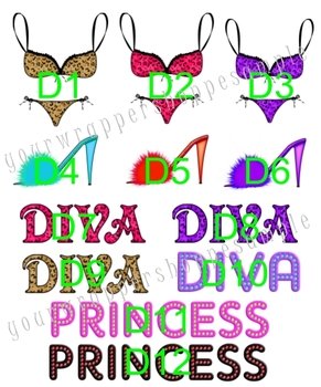 Bachelorette Bridal Shower Lingerie Party Favor Scratch Off Tickets clipart
