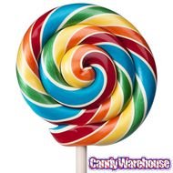 Home Gifts Giant 10 Ounce Rainbow Swirl Lollipop In Gift Box