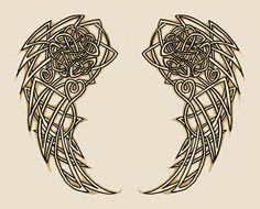 metal wings drawing
