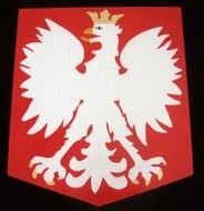 white eagle in a crown as a picture for clipart