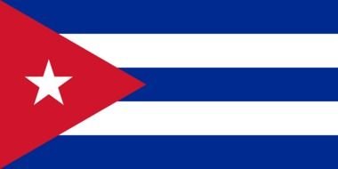Clip art of Cuba flag