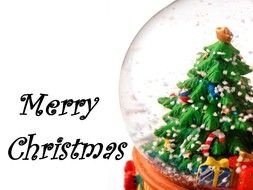 Ä°llustration of Merry Christmas card