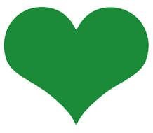 Green Hearts drawing