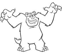 Free Coloring Monsters Inc