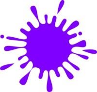 Purple Splash Ink At Clkercom Vector Online