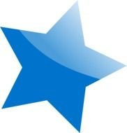 Clipartistnet &amp;187 Blue Star Wall Paper Scallywag February