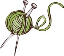 Green Knitting At Clkercom Vector Online Royalty