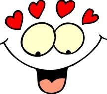 Googly Eyes Valentine drawing