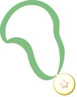 green ribbon medal