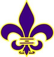 Fleur De Lis Purple At Clkercom Vector Online