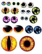Clip Art Eye Contact Eyes Lenses
