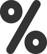 Percent Symbol At Clkercom Vector Online Royalty