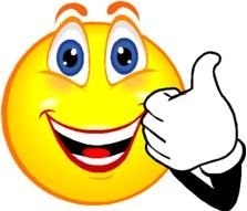 Thumbs Up Smiley Face drawing