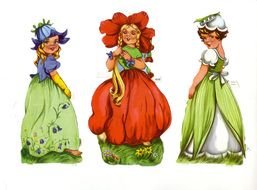 Inkspired Musings Spring Fairies Budget Paper Craft And Paperdolls