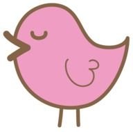 pink cute birds drawing