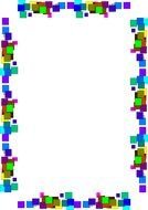 clipart of the colorful frame design