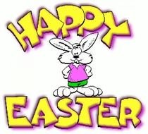 Happy easter as the inscription in the picture