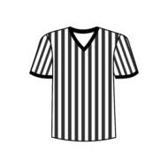 Football Referee Shirt drawing