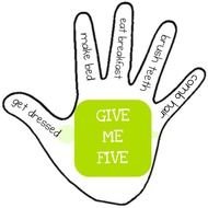 Child Handprint Outline Frees That You Can Download To