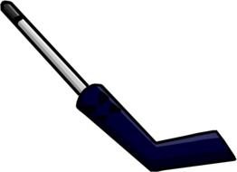Clipart of the hockey stick