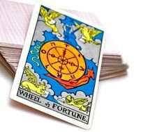 playing card with compass