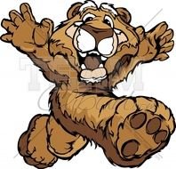 Running Cougar Cartoon Vector Image Of A Happy Mountain Lion Mascot