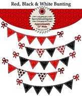 Digital Polka Dot Bunting Banner Flags Stitched