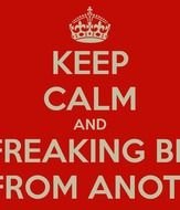 Keep Calm And Scream Happy Freaking Birthday With Me To My Sister From