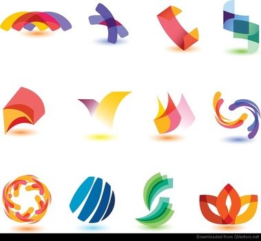 Qvectors &gt Front Page &187 Abstract Colorful Design Elements N2