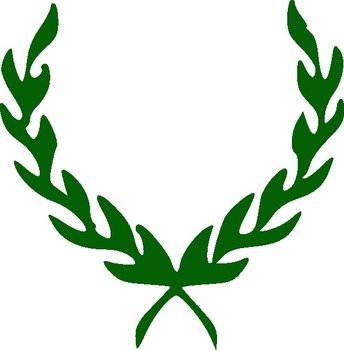 Green Laurel Wreath At Clkercom Vector Online N2