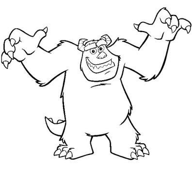 Free Coloring Monsters Inc