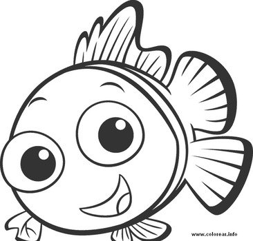 Pez Ojos Grandes Nemo Buscando A Dibujos E Imagenes Para Ni&241os
